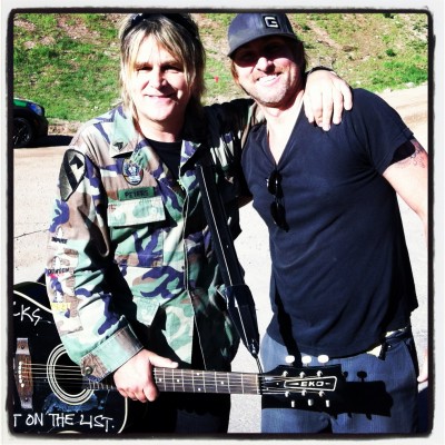 Mike Peters and James Chippendale